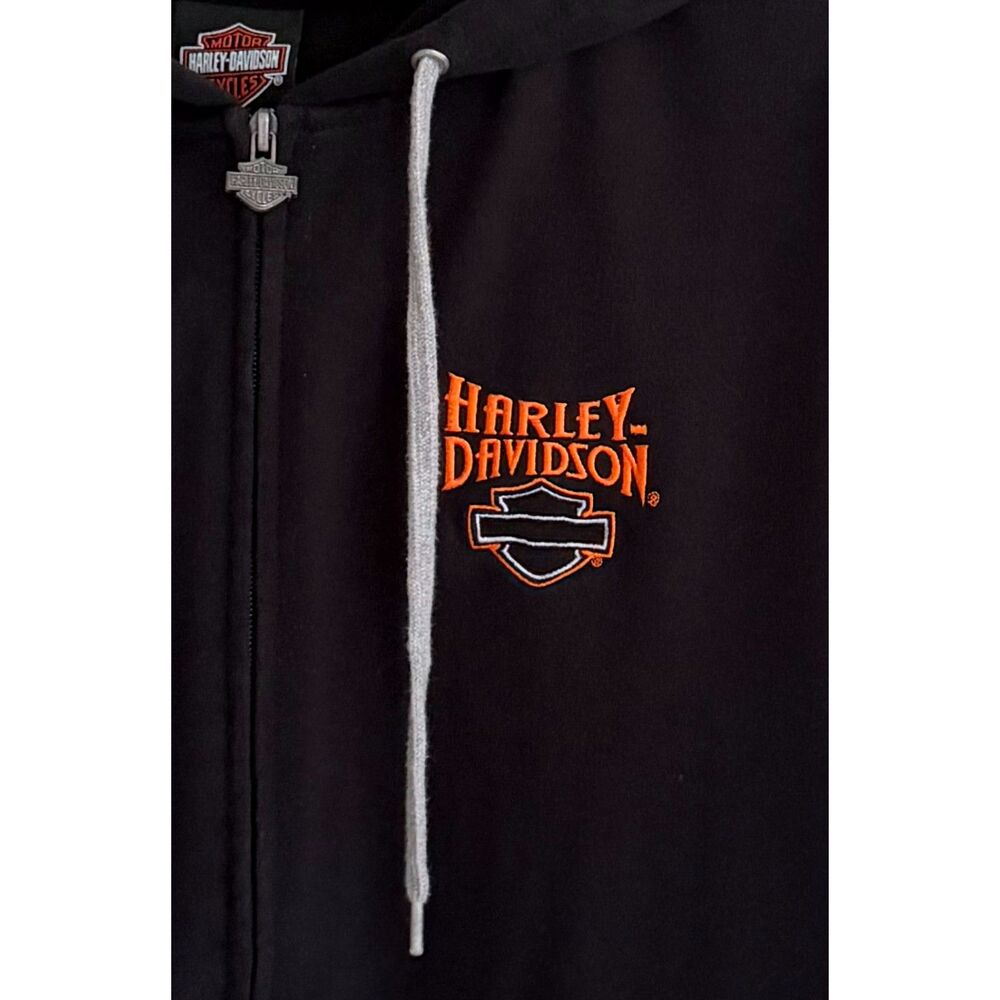 Authentic Harley Davidson Smokey Mountains Women's Short Sleeve Hoodie size XL